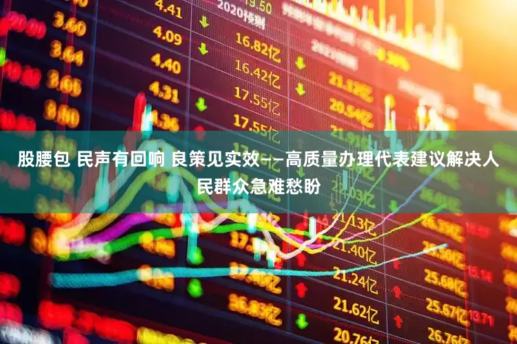 股腰包 民声有回响 良策见实效——高质量办理代表建议解决人民群众急难愁盼